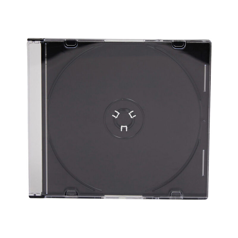 CD Jewel Case - Slim Black Tray