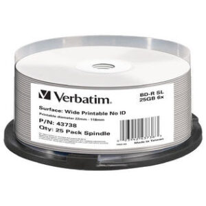 Verbatim BD-R 25GB spindle 25