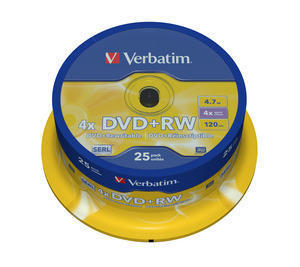 Verbatim DVD+RW 25pack