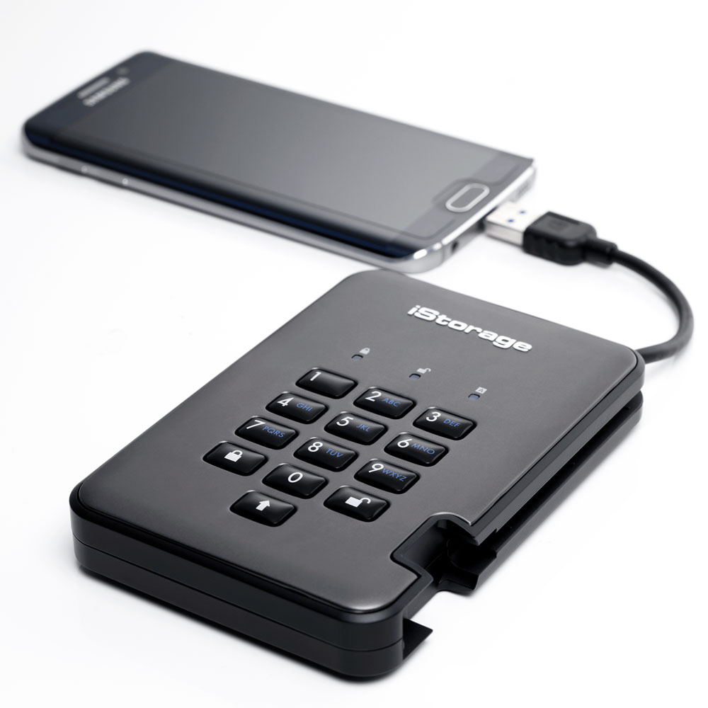 IStorage DiskAshur PRO2 Encrypted Mobile HDD - DataStores