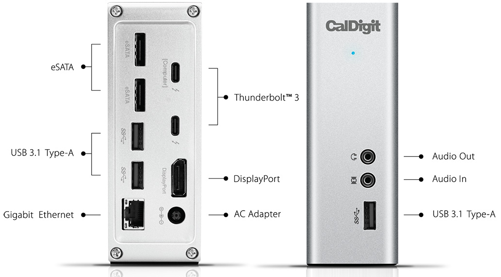 <h2><span style="color: #000000;">This product has been superceded by the <a href="https://datastores.co.uk/product/caldigit-ts3-plus-thunderbolt-3-dock-silver/">TS3 Plus - here</a>!</span></h2>