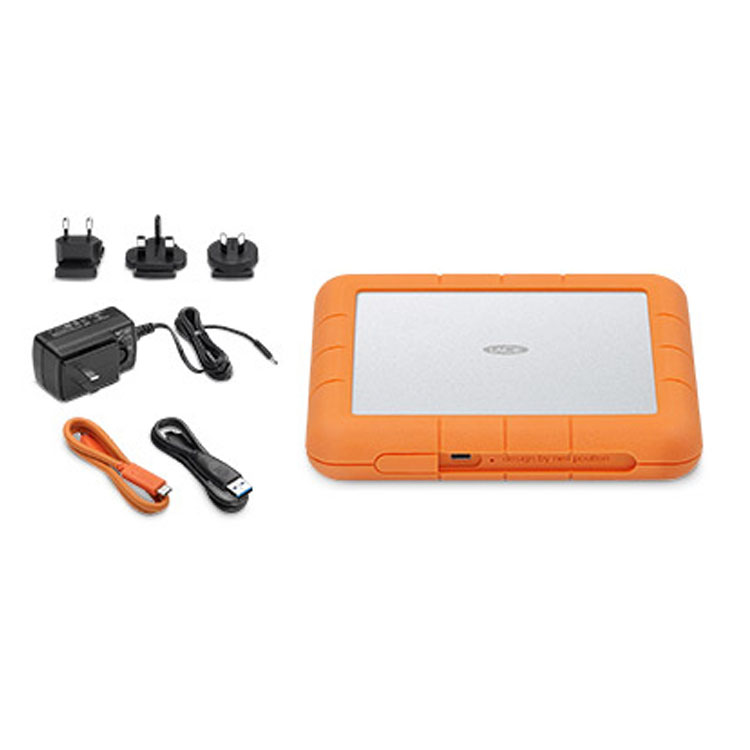 LACIE RUGGED RAID SHUTTLE    8TB ハードディスク LaCie Rugged Raid Shuttle 8TB External Hard Drive Portable