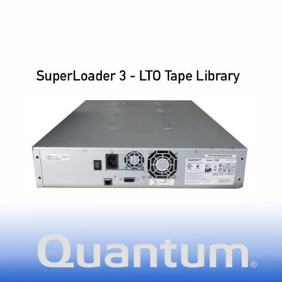 Quantum-Superloader-rear Quantum SL3 Tape Library
