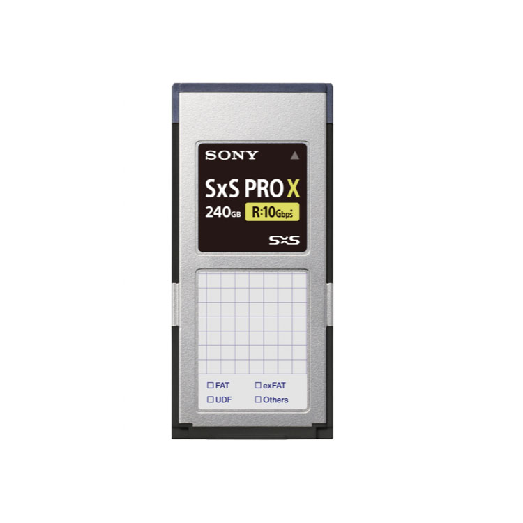 Sony SxS PRO X Memory Cards 120GB & 240GB - DataStores