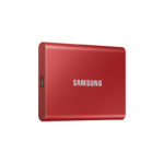 Samsung T7 SSD Red - slim design