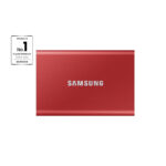 Samsung T7 SSD Red - above