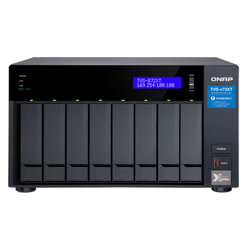 qnap-TVS-872XT_Front QNAP TVS-872XT 8-BAY NAS