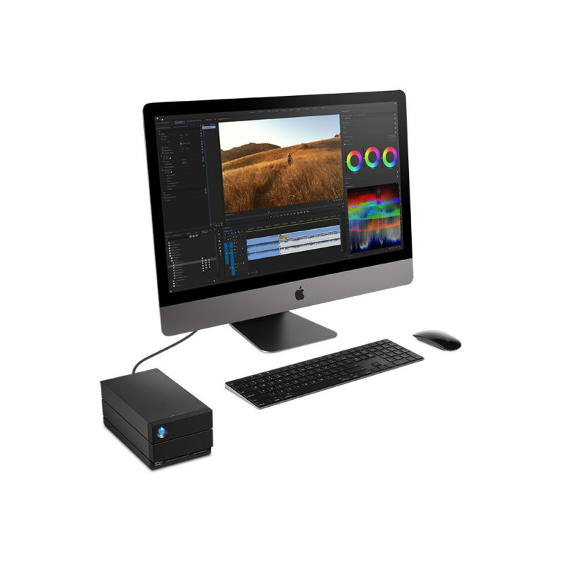 LaCie_2big_Dock_Lifestyle LaCie 2big Dock with iMac computer