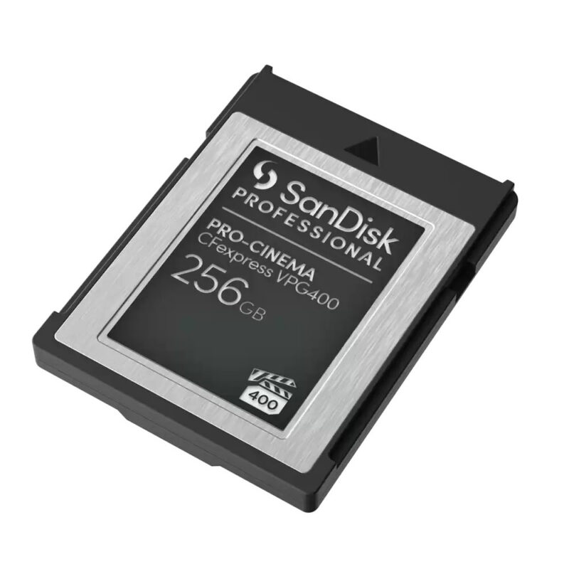 SDP-pro-cinema-cfexpress-vpg400-left SanDisk Professional Pro Cinema CF Express 256GB - VPG400