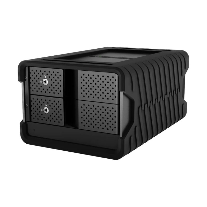Glyph_Blackbox_Pro_RAID-ISB-C_Ports_Front Glyph Blackbox Pro RAID with USB-C - Front