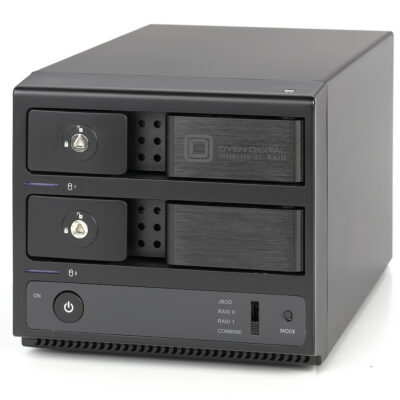 Oyen Mobius 2C RAID - Front Panel