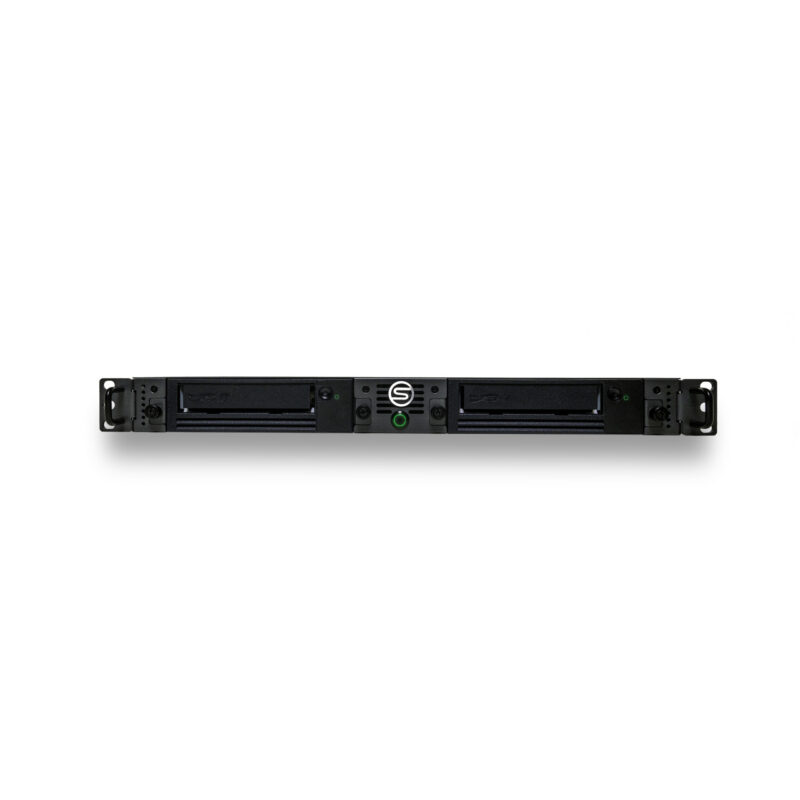 Symply-SYPR1_LTO7_LTO8_FRONT_1280x1280 Symply 1U Rackmount - dual LTO drives