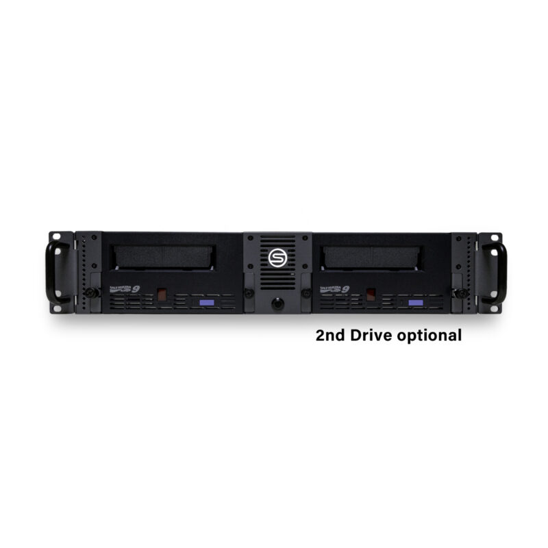 Symply-SYPR2_LTO9_FRONT_DUAL Symply Pro 2U Rackmount with dual LTO 9 drives