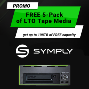 Read more about the article Get 5 Free LTO Tapes with Every Symply Drive Purchase