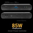 Sonnet Echo 5 - Front and back Thunderbolt 4 ports