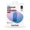 Sandisk creator pro ssd in retail box