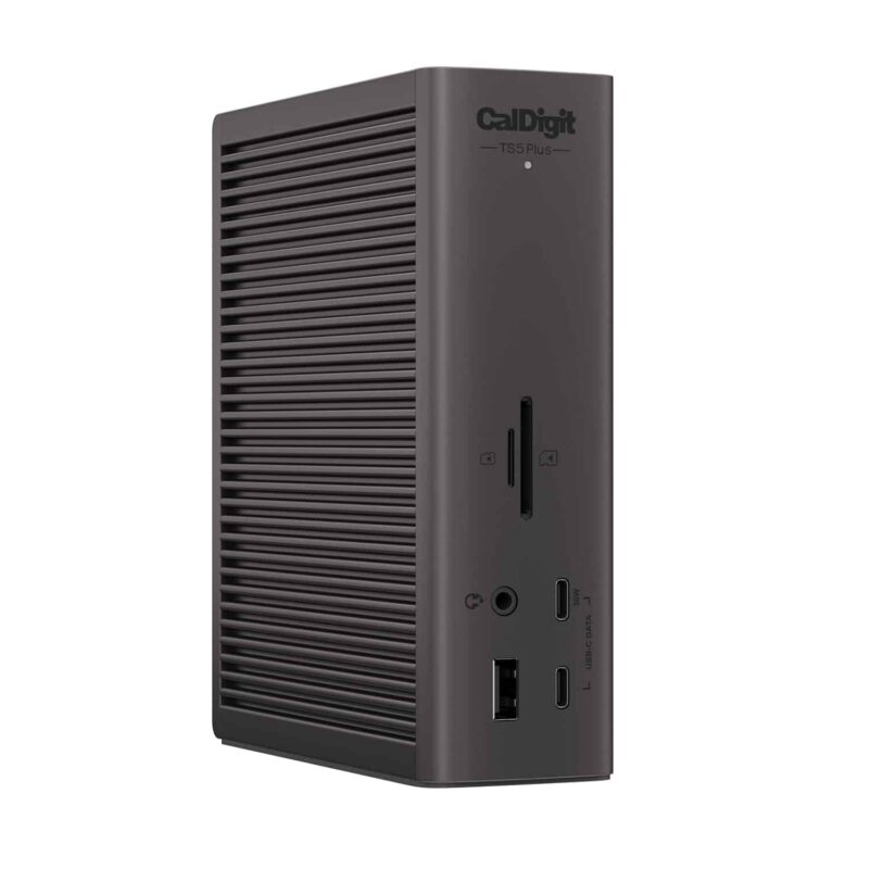 CalDigit-TS5-Plus_angle CalDigit TS5 Plus - upright