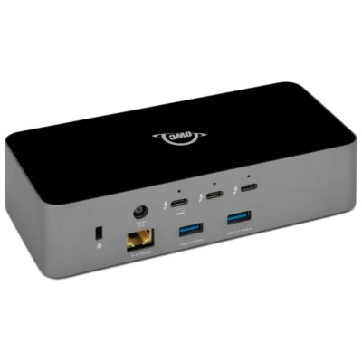 Thunderbolt-5-dock-back-right OWC Thunderbolt 5 dock - ports on back
