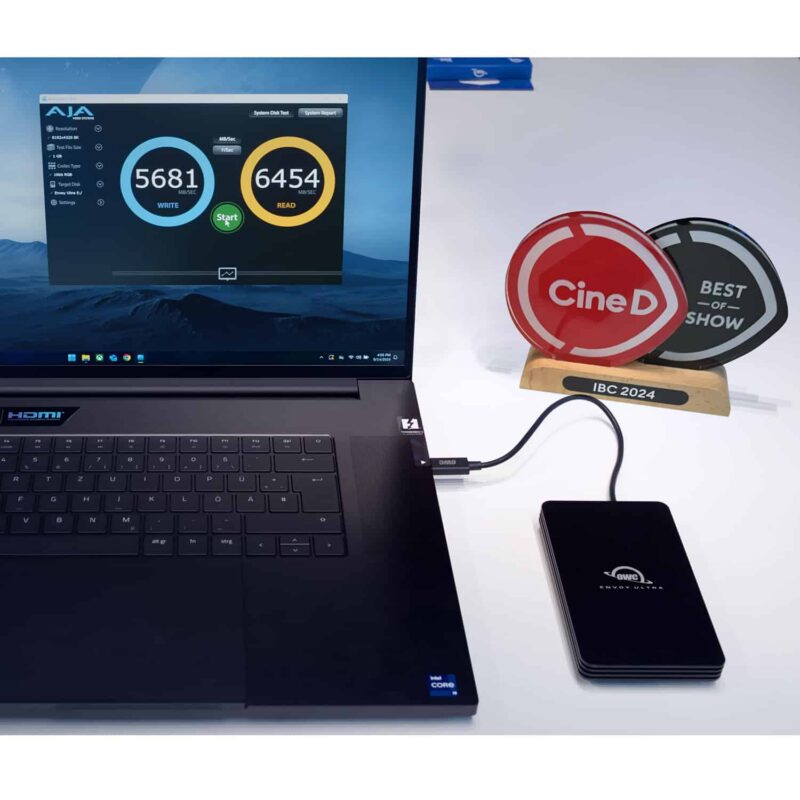envoy-ultra-award_ultra-cined-ibc2024-v2_ijkr6d Envoy Ultra SSD - transfer speeds AJA software