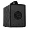 Oyen Digital Fortis 5c - rear fan, USB port and power input